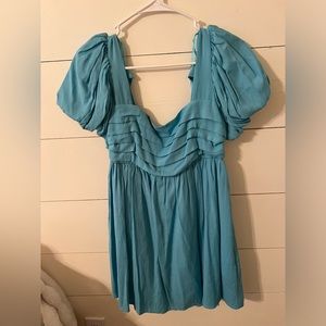 Mustard Seed Aqua Dress Small